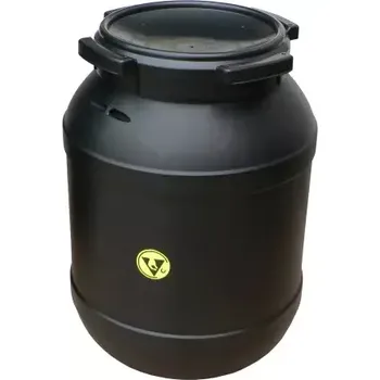 Sud Plastový sud antistatický,do výbušného prostředí, EX provedení, černý, 26l