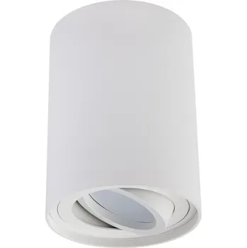 LED panel Podhledové bodové svítidlo přisazené halogenové Spot Tuba výklopné AMAT-L GU10 kulaté Bílá 115mm LUMILED