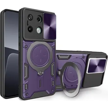 Pouzdro na mobilní telefon Kryt Xiaomi Redmi Note 13 Pro 5G / Poco X6 Techsuit CamGuard Pro - fialový