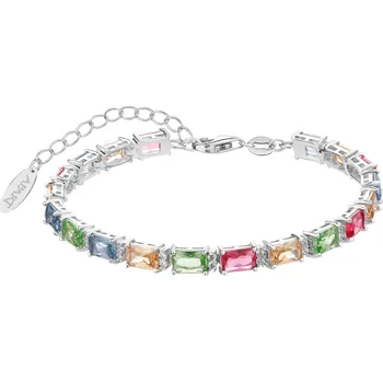 Náramek Stříbrný náramek se zirkony - AP538-7603