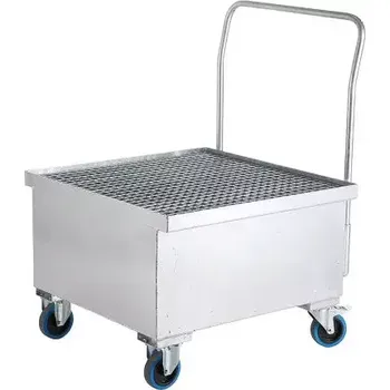 Olejová vana Záchytná vana kovová na jeden sud – zinkovaná, 1 sud – pojízdná