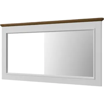 Komoda Zrcadlo PROVENCE z masivu bílé Barevné provedení: Bílá