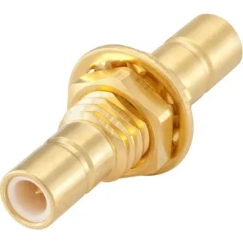 Adaptér RF, orientace těla: přímý, 50Ω Samec SMB na zástrčku SMB, 4GHz, obklad těla: Zlato přes nikl