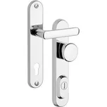 ROSTEX - bezpečnostní dveřní kování BK R1/90 bez vložky, knoflík - nerez