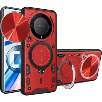 Pouzdro na mobilní telefon Kryt Honor Magic 6 lite Techsuit CamGuard Pro - červený