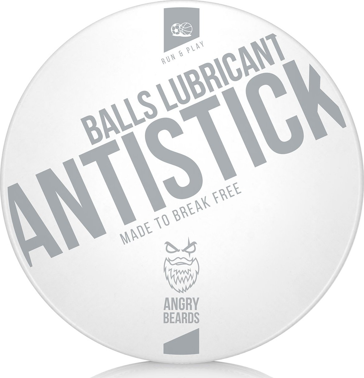 Angry Beards Antistick Run & Play – Sportovní lubrikant na kule 55 g
