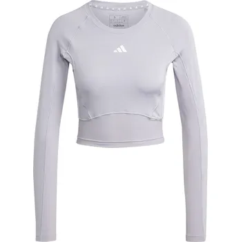Dámské tričko Dámské Tričko s dlouhým rukávem ADIDAS MAT MIX LS IW5457 – Šedá XL