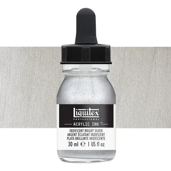 Akrylový inkoust Liquitex 30ml - Iridescent Bright Silver