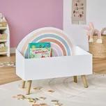 Zeller Dětská truhla na hračky Rainbow 58x28x52 cm