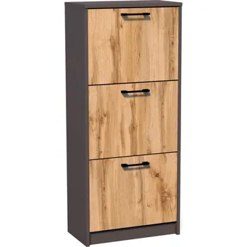 Casarredo Botník VIVA 3K grafit/dub wotan