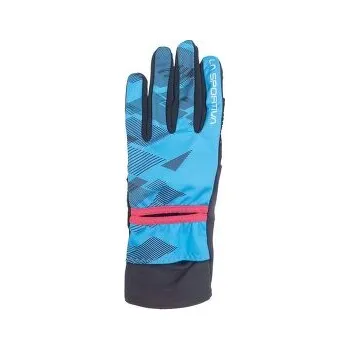 Rukavice La Sportiva SESSION TECH GLOVES Women Malibu Blue/White bílá M