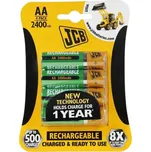 Baterie AA/HR6 2400mAh JCB RTU 4ks (blistr)