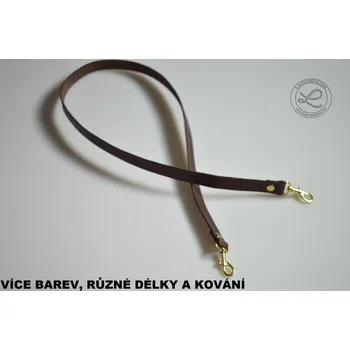 Kabelka Kožený klasický popruh 2 cm - polotovar na kabelku (MOŽNOST VÍCE BAREVNÝCH VARIANT / Classic leather strap – handbag component )