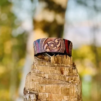 Náramek Náramek - Keltský II Zapínání: na kožený řemínek