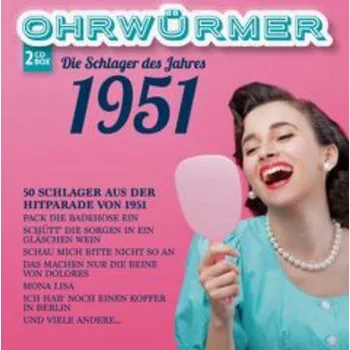 Zahraniční hudba Various: Ohrwurmer 1951 – Die Schlager Des Jahres - 2CD