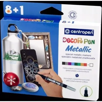 Dekorační Popisovače Centropen 5529, 9 barev