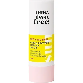Péče o rty one.two.free! - Care & Protect Lipstick SPF 30 Balzámy na rty 4.3 g unisex