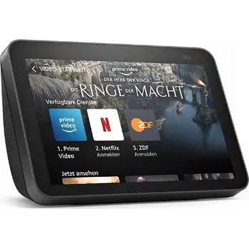 Čtečka elektronické knihy AMAZON ECHO SHOW 8 (2021, 2.GEN) - hlasový asistent s displejem 8" - černý + BONUSY ZDARMA