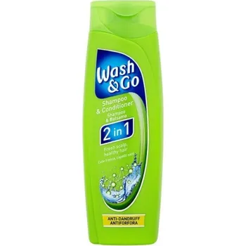 Šampon WASH & GO ŠAMPON ANTI DANDRUF 2V1 400 ML