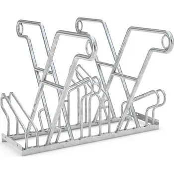 stojan na kolo Opěrný stojan na jízdní kola 2614 XBF, š 1080 mm, volně stojící, 4x místo