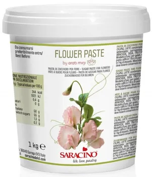 Saracino Flower Paste modelovací hmota na květiny bílá 1 kg