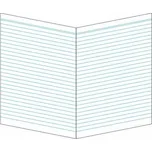 Psací papír A3, linkovaný, 70 g, 200 listů