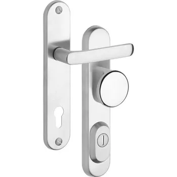 Rostex R1/O Baryt bezpečnostní kování - klika-knoflík 92 Nerez Mat