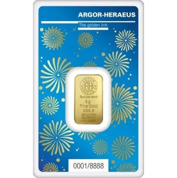 Sběratelství Zlatý investiční slitek Rok Zajíce 2023 5 g Argor-Heraeus