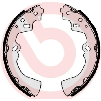 Brzdová čelist Sada brzdových čelistí, , BREMBO, S 49 512