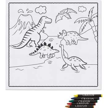 Papírový ubrousek Ubrousek s omalovánkou