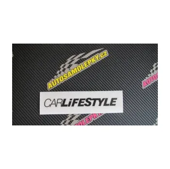 Polep vozidla SAMOLEPKA Car Life Style (09 - bílá) NA AUTO, NÁLEPKA, FÓLIE, POLEP, TUNING, VLASTNÍ TEXT, TISK, AUTOSAMOLEPKY.cz, POLEPY, OBRÁZEK, LOGO, SAMOLEPKY