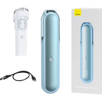 Vysavač BASEUS A1 bezdrátový vysavač do auta modrý / VCAQ010003