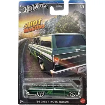 auto na autodráhu Hot Wheels Hot Wagons 64 Chevy Nova Wagon