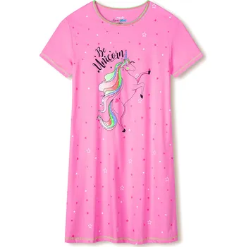 Dívčí noční košile - KUGO MN1769, růžová Barva: Růžová, Velikost: 164