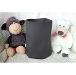 AMÁLKA Dětský dvojitý nákrčník tunel, tmavě šedý