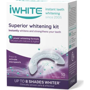 Přípravek na bělení zubů iWhite Superior sada na bělení zubů 10x 0,8 g