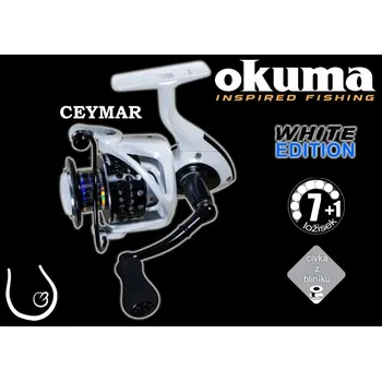 Rybářský naviják Naviják Okuma CEYMAR WHITE EDITION - C 10 170g
