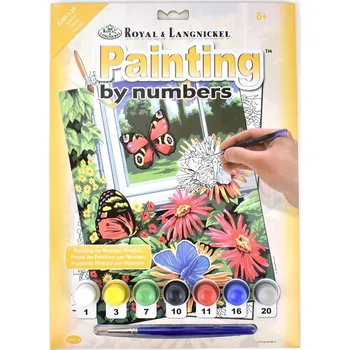 Malování podle čísel 22 x 30 cm - Motýli