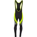 Kalhoty na kolo FORCE F58 lacl s vložkou pánské černá-fluo Velikost: L