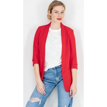 Dámské sako Only dámské sako Elly 3/4 rukáv červené Velikost: 36