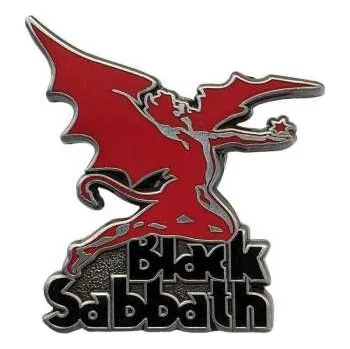 Merch Black Sabbath: Black Sabbath Pin Badge: Logo & Daemon