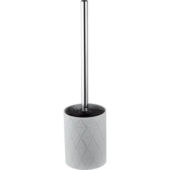 WC štětka BISK Erga Star, toaletní WC kartáč na postavení, šedý, ERG-07534