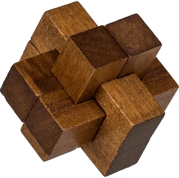 Hlavolam Dřevěný hlavolam 8x5 cm Typ 2