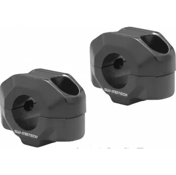 Řídítka Zvýšení řidítek SW Motech pro 22 mm řidítka černá - 25 - 50mm