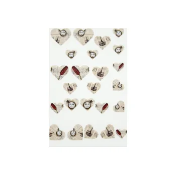 Vodolepky Vintage srdíčka 23 Německo