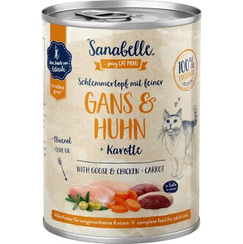 Krmivo pro psa 6x380g Sanabelle All Meat husa a kuřecí