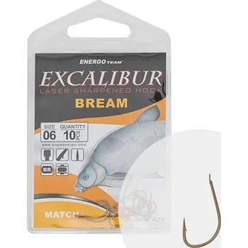 Rybářský háček Energo Team EXCALIBUR HÁČEK BREAM MATCH vel. 14