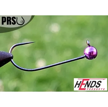 Rybářský háček Tungstenová hlavička bez protihrotu Hends velikost 6 barva Purple - 0,6g