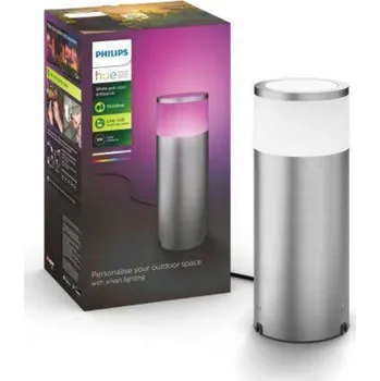Venkovní osvětlení Philips HUE WACA Calla venkovní sloupkové LED svítidlo 8W 590lm 2000-6500K RGB IP65 nerezová ocel