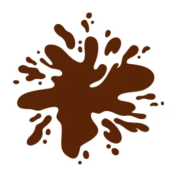 Samolepící dekorace SAMOLEPKA Kaňka 005 pravá hodně kapek (15 - hnědá) NA AUTO, NÁLEPKA, FÓLIE, POLEP, TUNING, VLASTNÍ TEXT, TISK, AUTOSAMOLEPKY.cz, POLEPY, OBRÁZEK, LOGO, SAMOLEPKY